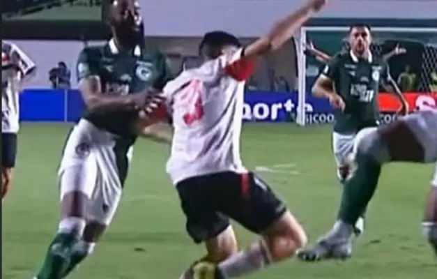 Goiás x Botafogo-SP (Foto: reprodução/YouTube)