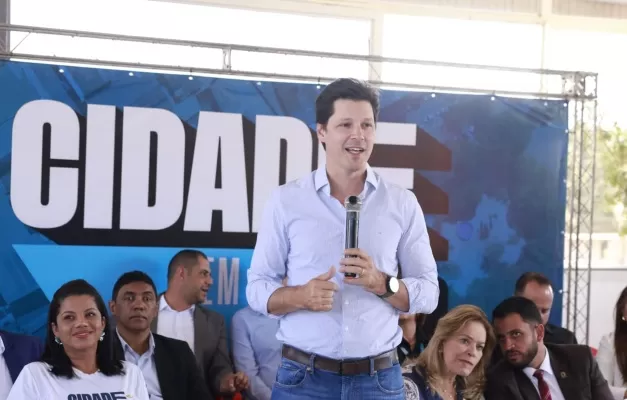 Prefeita de Formosa, Simone Ribeiro e o vice-governador Daniel Vilela (foto: divulgação)