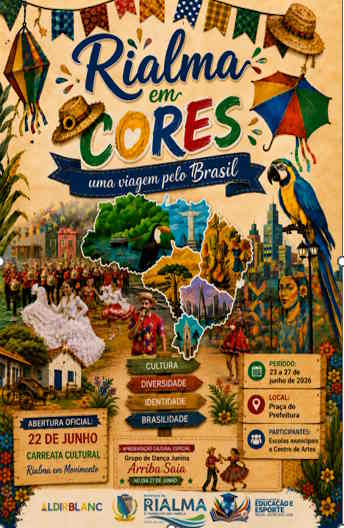 Rilama prepara-se para grande imersão cultural: Festa das Escolas Municipais levará comunidade a uma viagem pelo Brasil