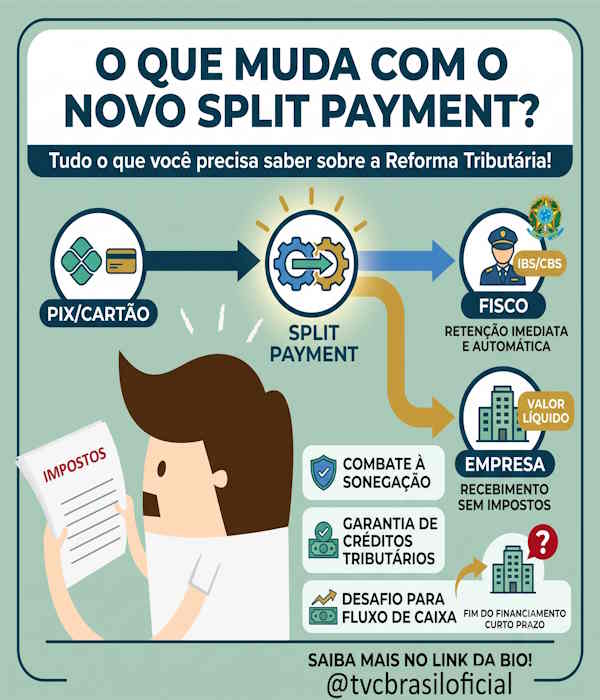 Split Payment: O que é e como funciona o novo sistema de cobrança da Reforma Tributária