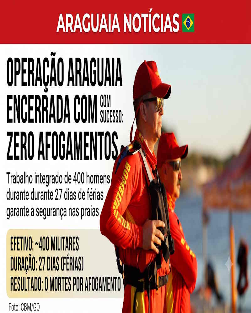 Bombeiros encerram operação na Temporada do Araguaia sem registros de mortes por afogamento