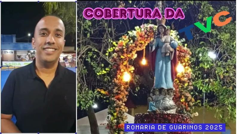 Corbertura da proissão de Pilar a Guarinos quinta-feira (03) de Julhode 2025 