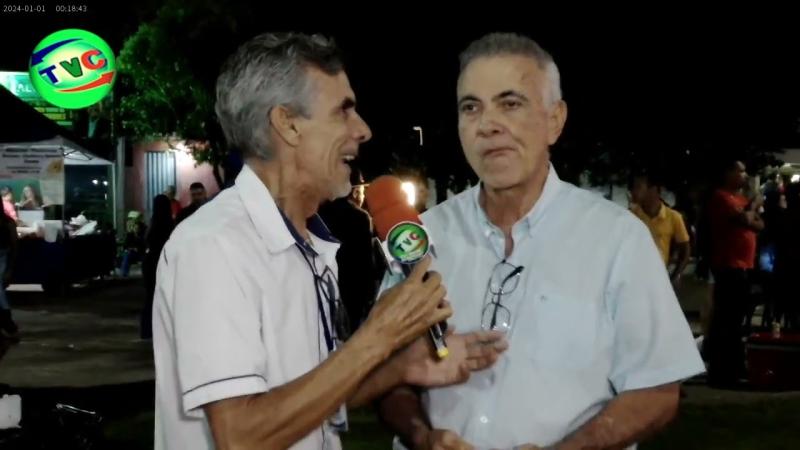 Entrevista com Jacob Ferreira, ex-prefeito de São Luiz Do Norte, ele que marcou presença na festa do trabalhador representando o Deputado estadual BRUNO PEIXOTO, presidente da Alego. 
