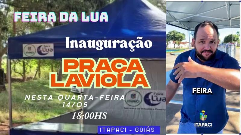 MONTAGEM DAS TENDAS PARA A INAUGURAÇÃO DA FEIRA DA LUA 