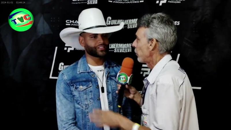 Entrevista com um dos maiores cantores de forro e piseiro da atualidade no Brasil GUILHERME SILVA, pela primeira vez em Itapaci na festa do Trabalhador 