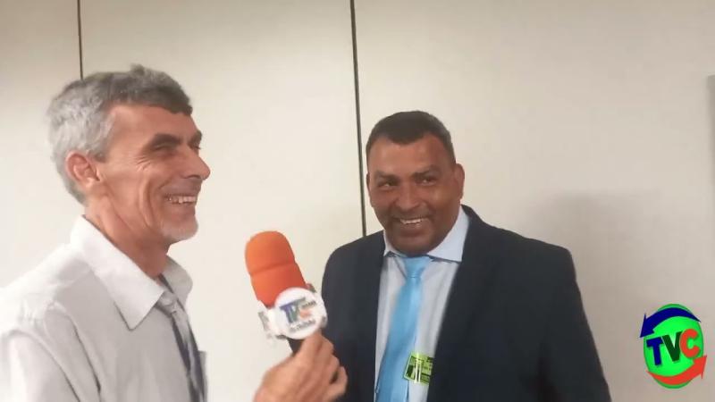 Entrevista com o vereador Almir da Faixa em Brasilia 