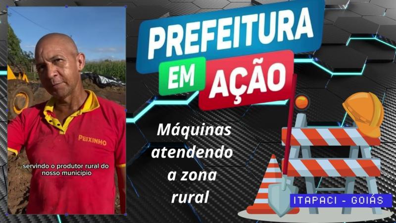PREFEITURA ATRAVÉS DA SECRETARIA DE OBRAS E INFREESTRUTURA ATENDE PRODUTORES NA ZONA RURAL 