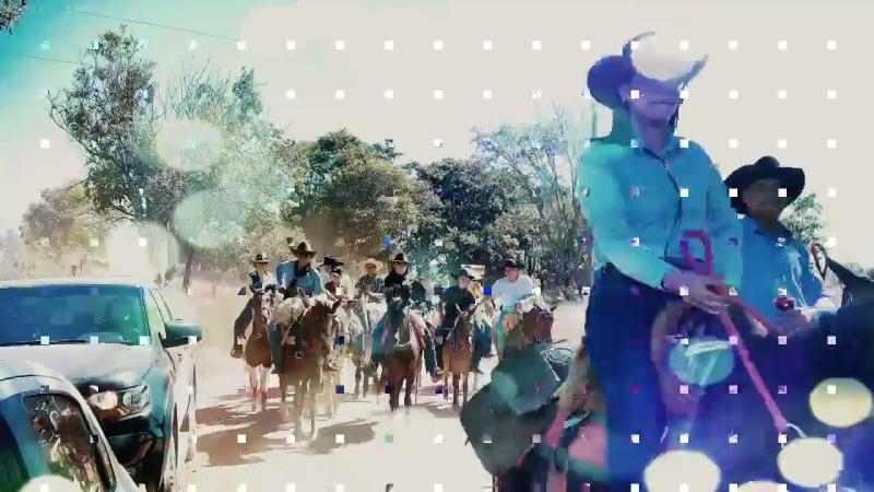 Imagens coletadas pela TVC Brasil de Noticias na cavalgada de Guarinos onde se comemorou o aniversária da cidade no sábado (09/04/2026)