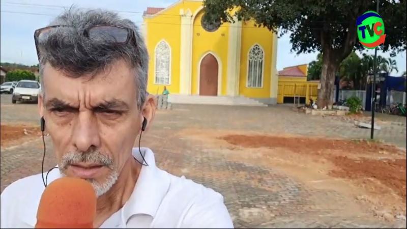 REPORTAGEM DA PRAÇA DA MATRIZ EM ITAPACI 