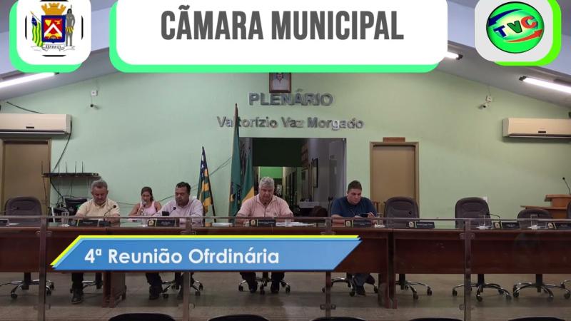 QUARTA REUNIÃO DO PODER LEGISLATIVO ABRIL DE 2025 