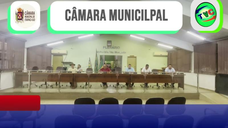 Terceira Reunião do Poder legislativo de Itapaci do mês de Agosto de 2025