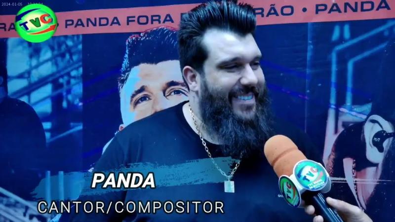 ENTREVISTA COM O CANTOR PANDA NA FESTA DE PEÃO NESTA QUARTA-FEIRA 15 DE JULHO DE 2026 