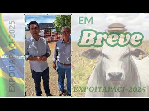 Prefeito vista parque de exposição e fala sobre a festa de comemoração do aniversário da cidade 