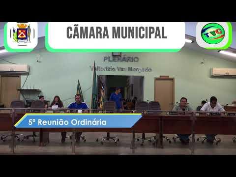 QUINTA REUNIÃO ORDINÁRIA DO PODER LEGISLATIVO DE ITAPACI DO MÊS DE MARÇO DE 2025