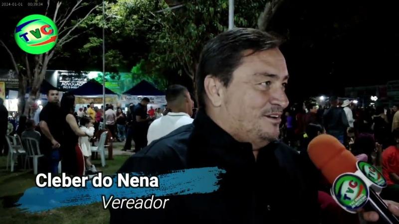 Entrevista com o vereador Cleber do Nena, ele que tem dado sua colaboração a administração por conhecer a secretária de obras em especial a zona rural 